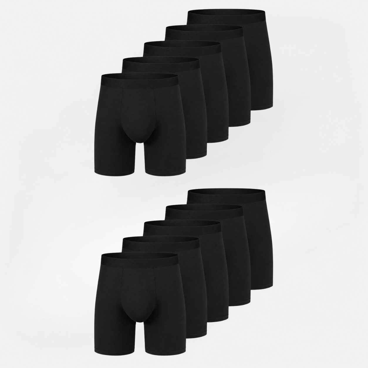 Lange Boxershorts aus Baumwolle