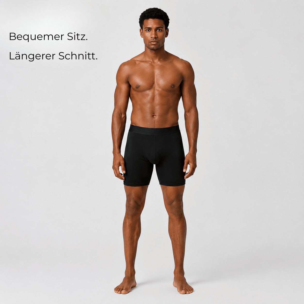 Lange Boxershorts aus Baumwolle