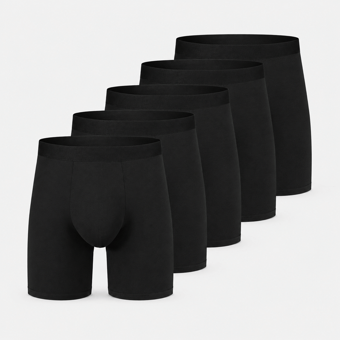 Lange Boxershorts aus Baumwolle