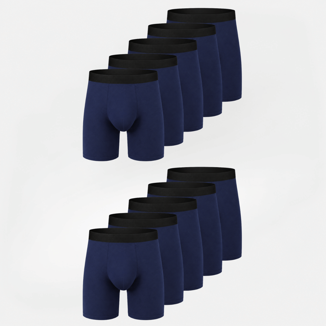 Lange Boxershorts aus Baumwolle