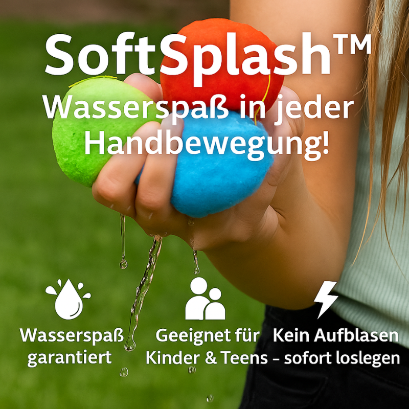 SoftSplash™ sorgt für sicheren Wasserspaß