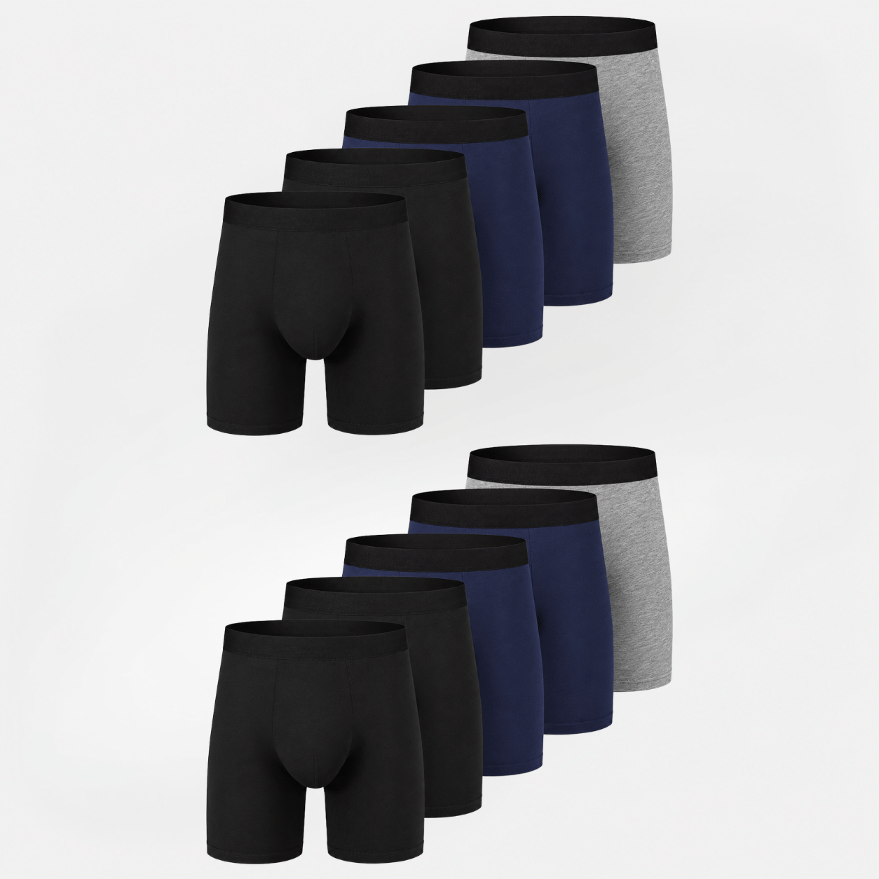 Lange Boxershorts aus Baumwolle