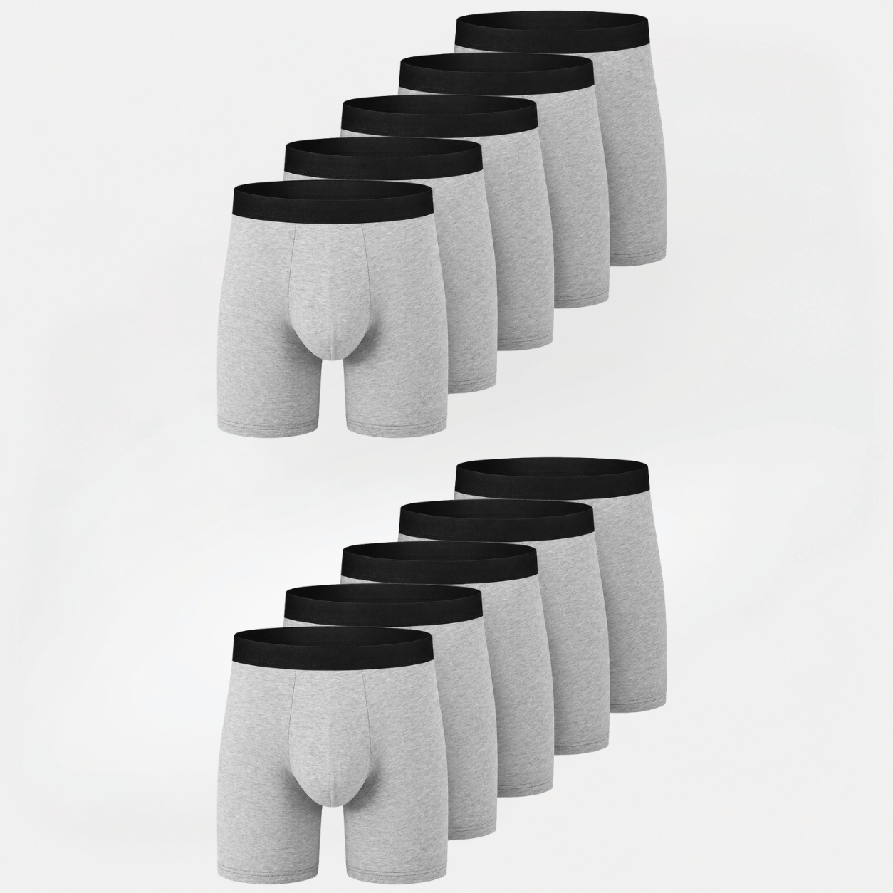 Lange Boxershorts aus Baumwolle