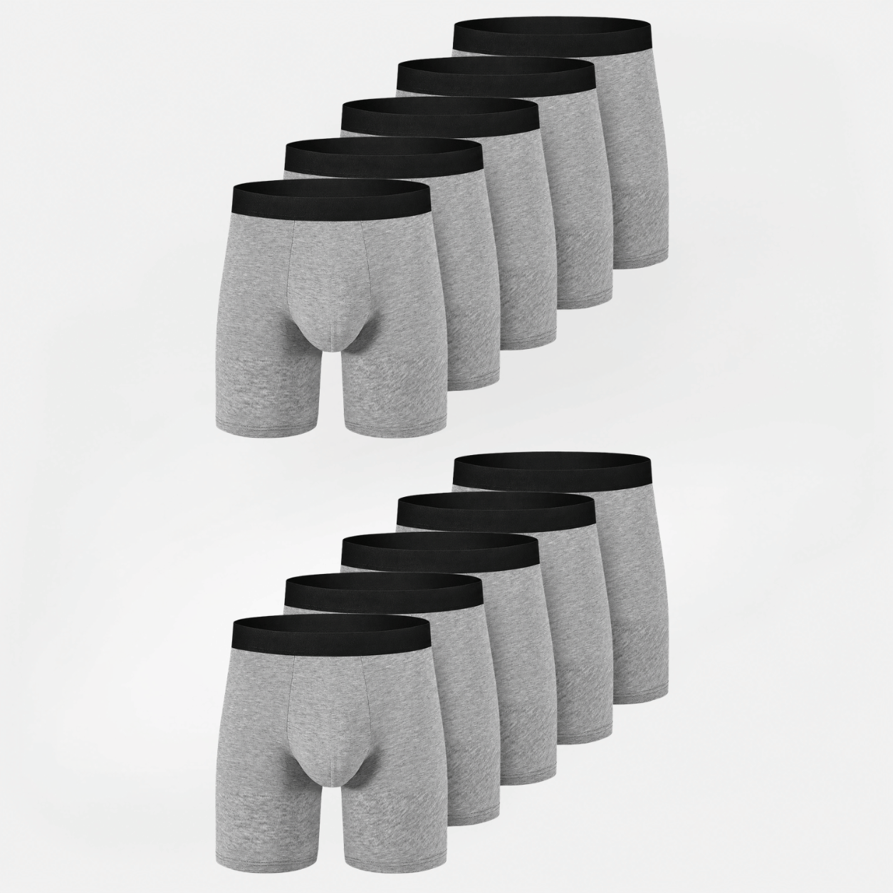 Lange Boxershorts aus Baumwolle