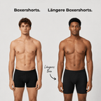 Lange Boxershorts aus Baumwolle