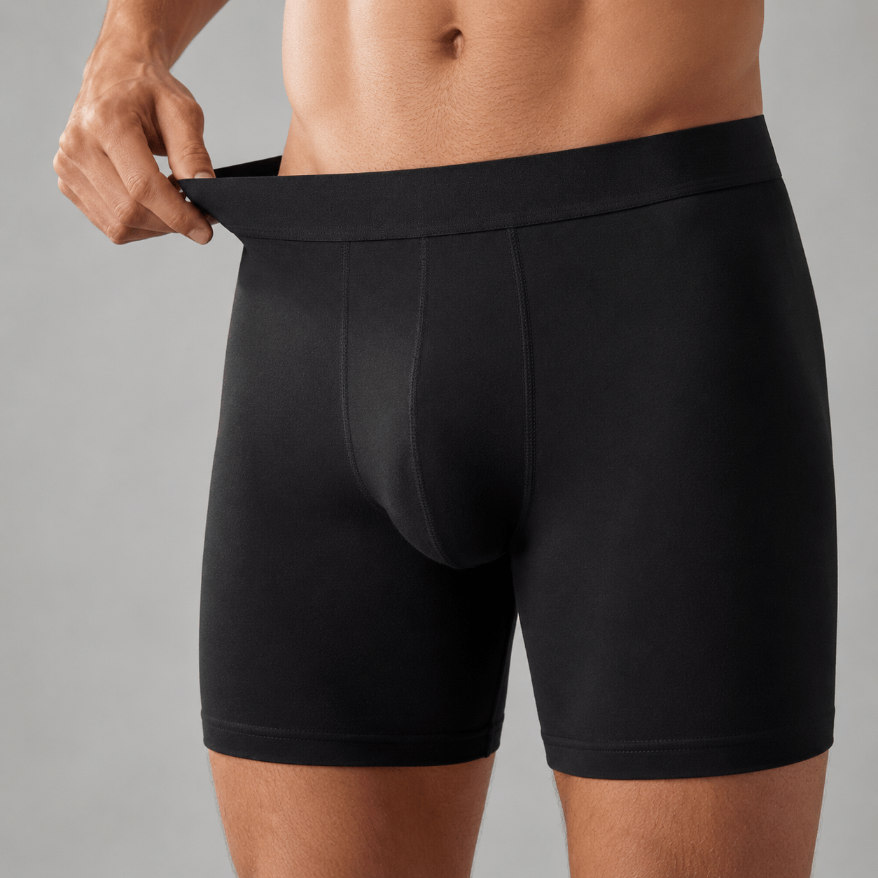 Lange Boxershorts aus Baumwolle