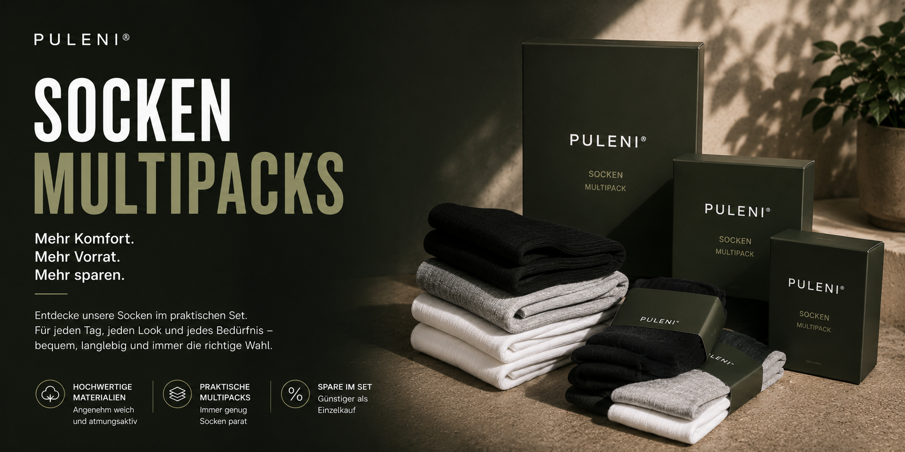 Puleni Boxershorts Multipacks