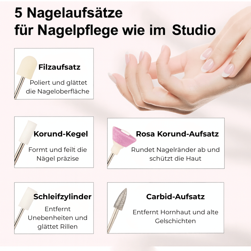 PopNails™ – Der 5-in-1 Nagelfräser für perfekte Nägel zu Hause