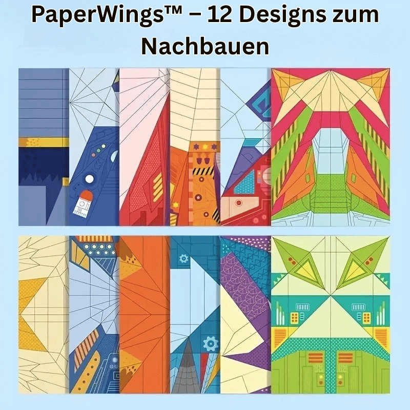 PaperWings™ – Origami-Flieger Bau-Set