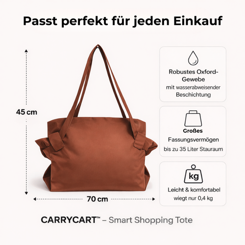 CarryCart™ – Smart Shopping Tote