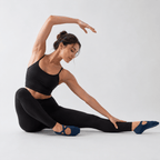 Pilates Socken mit Riemchen aus Baumwolle