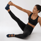 Pilates Socken mit Riemchen aus Baumwolle
