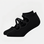 Pilates Socken mit Riemchen aus Baumwolle