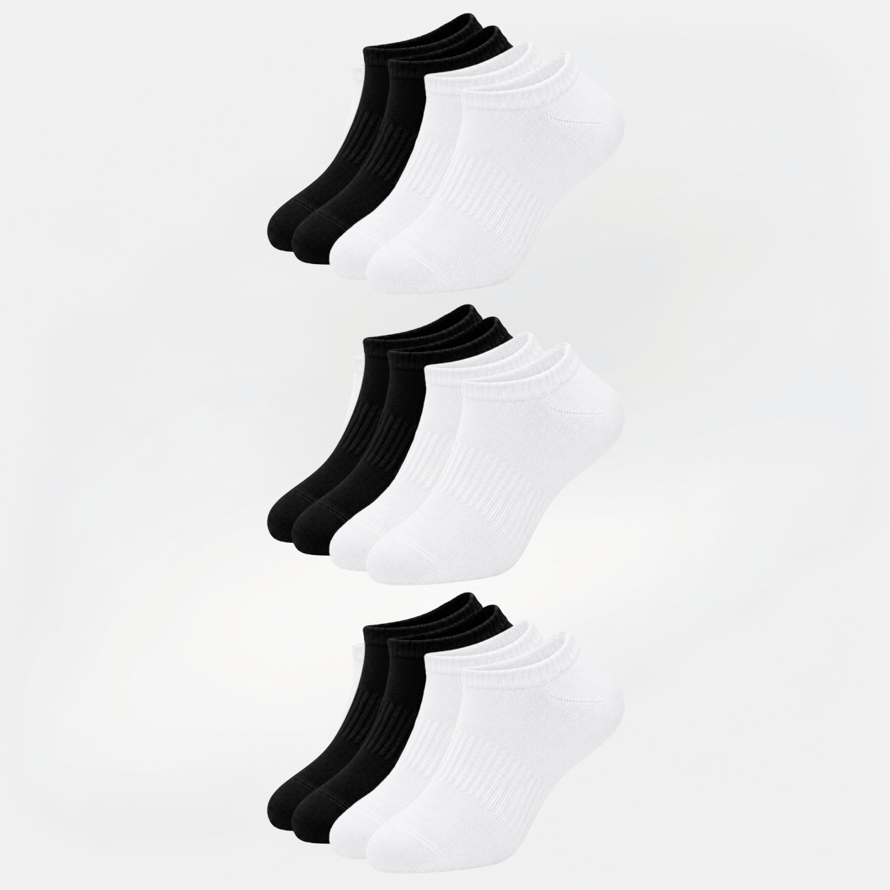 Sneaker Socken für Herren & Damen aus Baumwolle