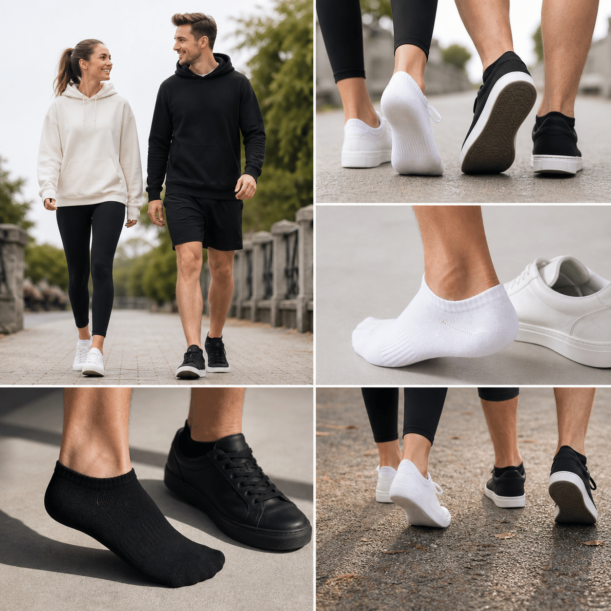 Sneaker Socken für Herren & Damen aus Baumwolle