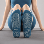 Pilates Socken mit Riemchen aus Baumwolle